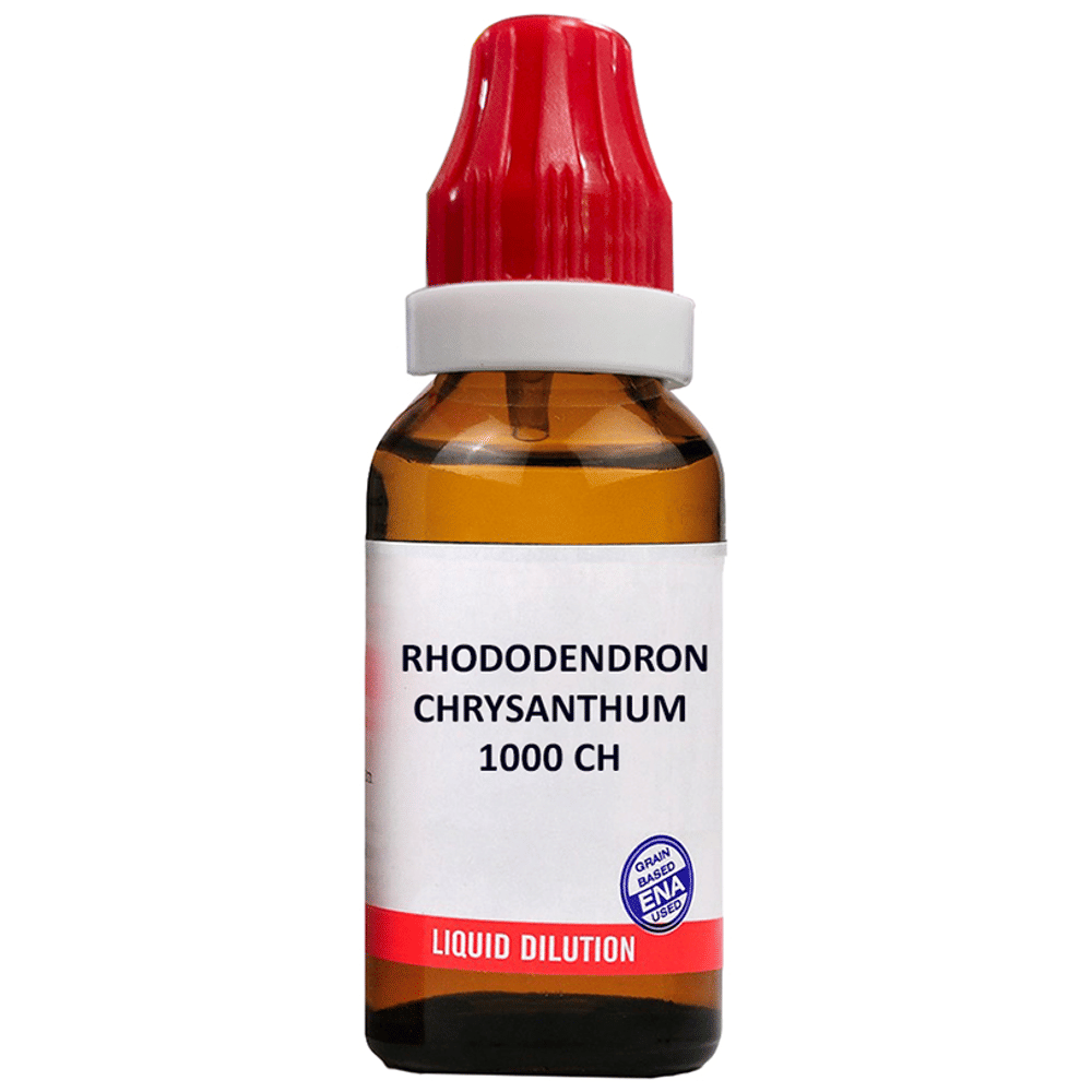 Bjain Rhododendron Chrysanthum Dilution 1000 CH bottle of 100 ml Dilution
