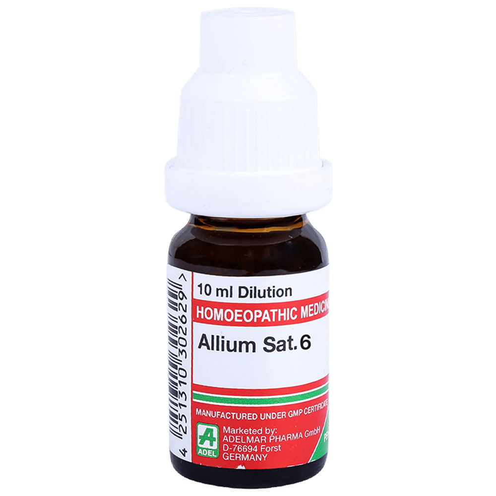ADEL Allium Sat Dilution 6 bottle of 10 ml Dilution