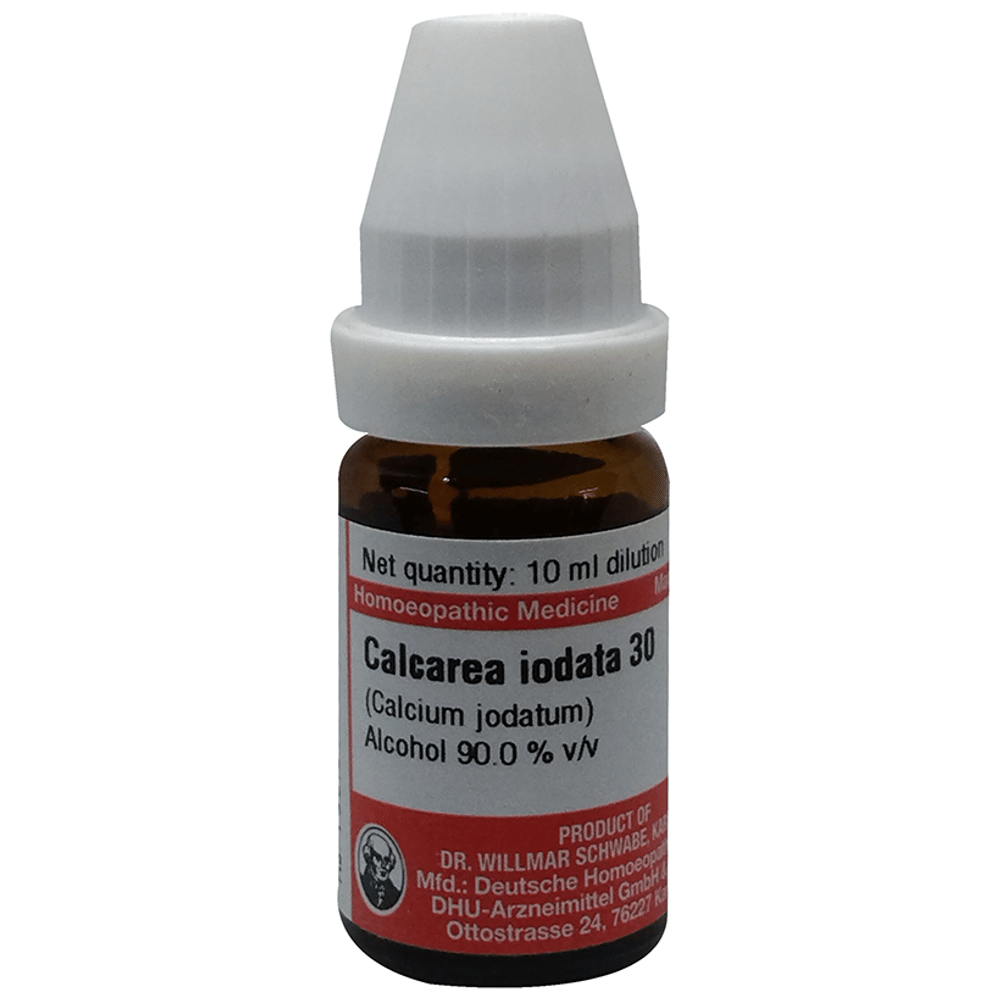 Dr Willmar Schwabe Germany Calcarea Iodata Dilution 30 bottle of 10 ml Dilution