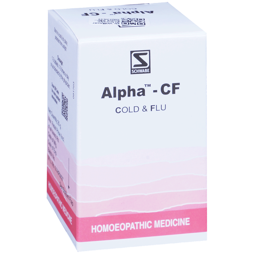 Dr Willmar Schwabe India Alpha - CF Tablet box of 20 gm Tablet