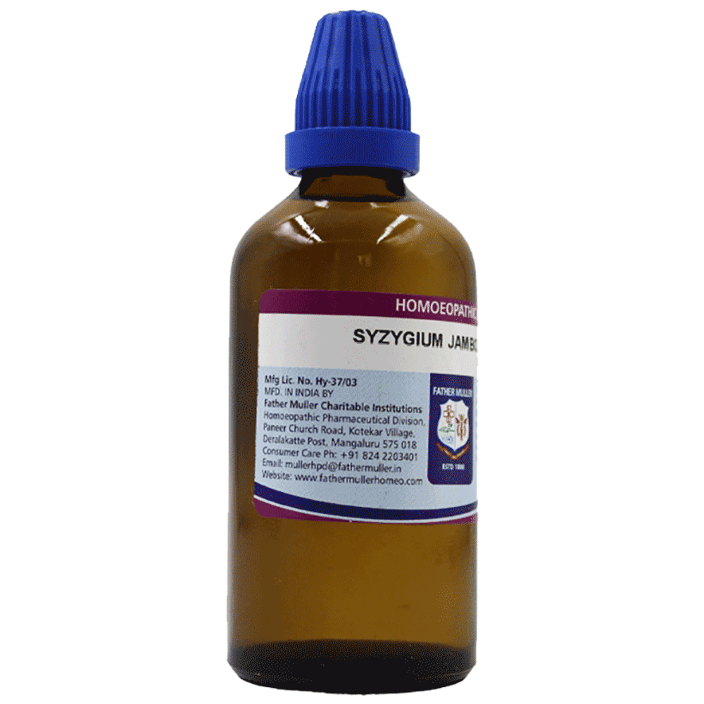 Father Muller Syzygium Jambolanum Drop 200C bottle of 100 ml Drop Father Muller Syzygium Jambolanum Drop 200C bottle of 100 ml Drop