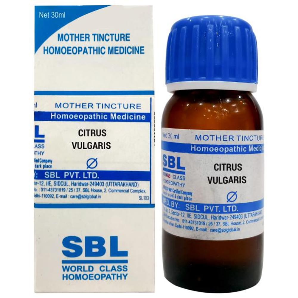 SBL Citrus Vulgaris Mother Tincture Q bottle of 30 ml Mother Tincture