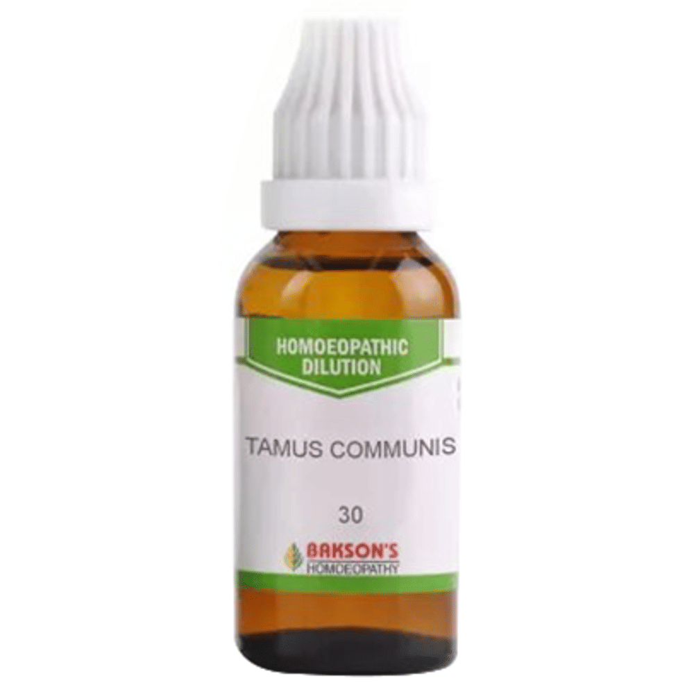 Bakson's Homeopathy Tamus Communis Dilution 30 bottle of 30 ml Dilution Bakson's Homeopathy Tamus Communis Dilution 30 bottle of 30 ml Dilution
