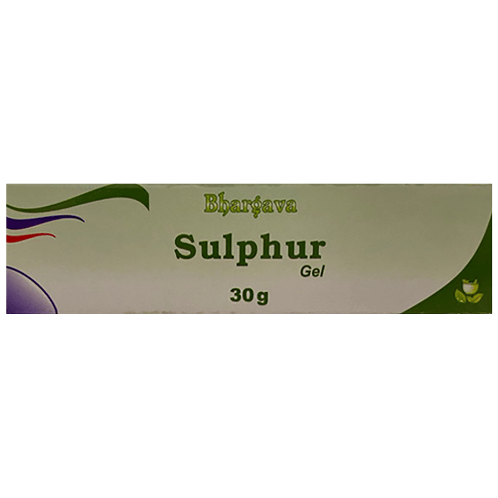 Bhargava Sulphur Gel tube of 30 gm Gel Bhargava Sulphur Gel tube of 30 gm Gel