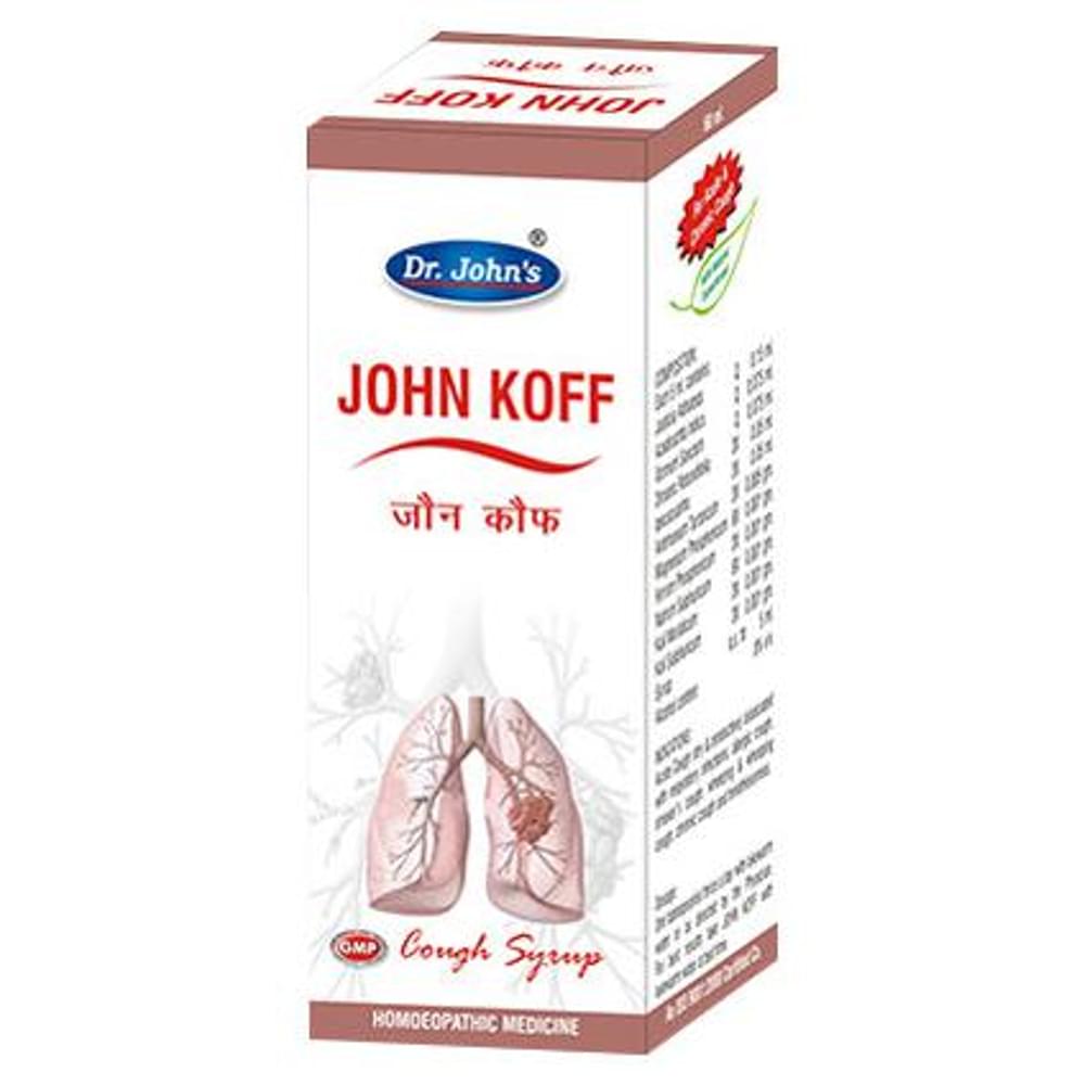 Dr. Johns John Koff Syrup bottle of 200 ml Syrup Dr. Johns John Koff Syrup bottle of 200 ml Syrup