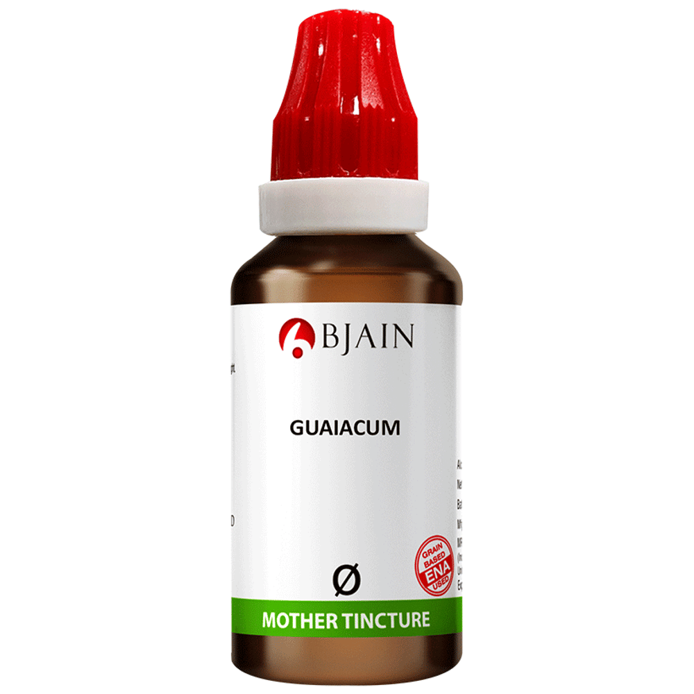 Bjain Guaiacum Mother Tincture Q bottle of 30 ml Mother Tincture