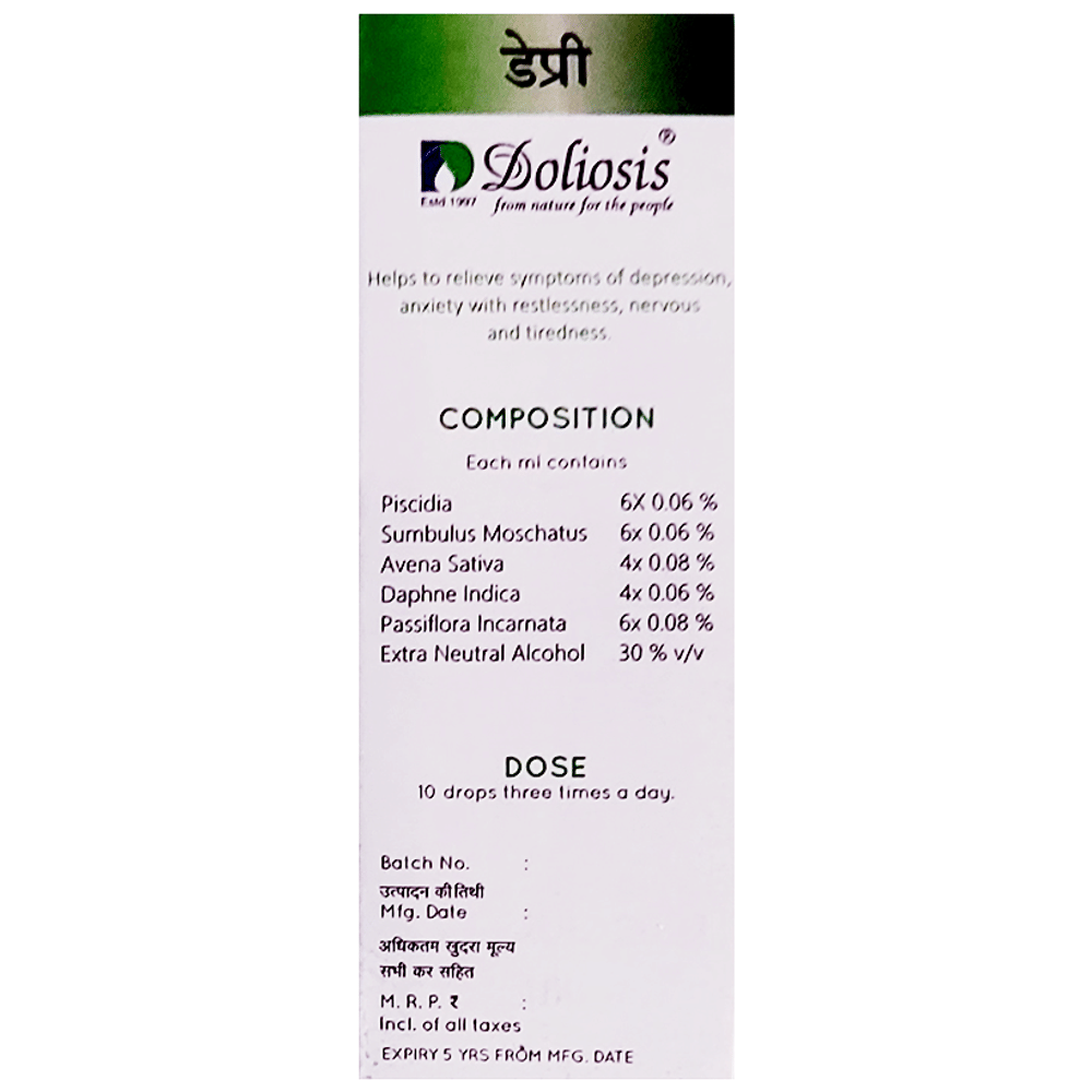 Doliosis D46 A Depri Liquid Complex bottle of 30 ml Oral Drops
