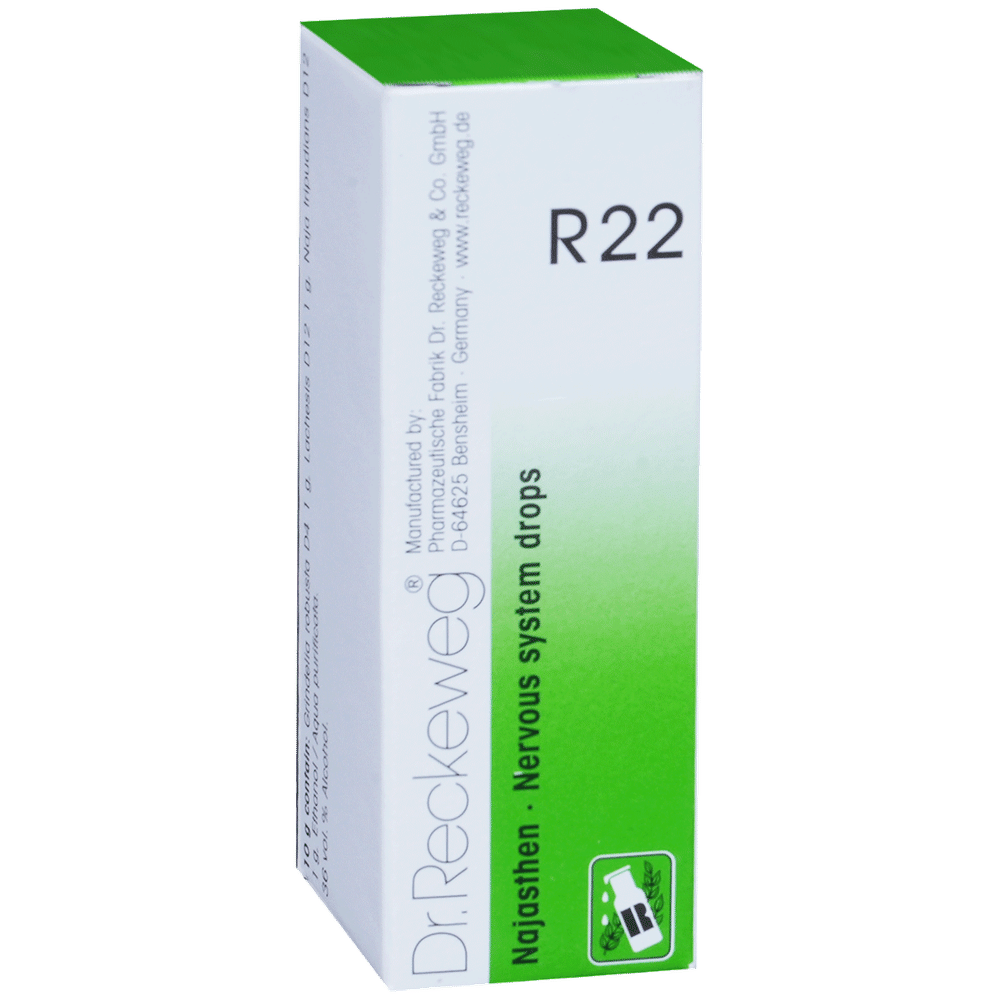 Dr. Reckeweg R22 Nervous Disorders Drop bottle of 22 ml Drop Dr. Reckeweg R22 Nervous Disorders Drop bottle of 22 ml Drop