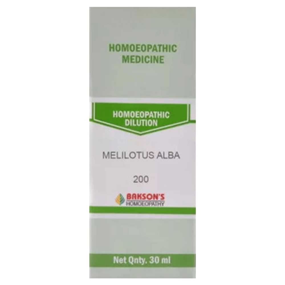 Bakson's Homeopathy Melilotus Alba Dilution 200 bottle of 30 ml Dilution