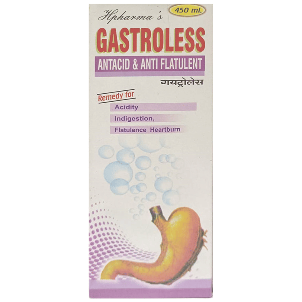 HHP Gastroless Syrup bottle of 450 ml Syrup