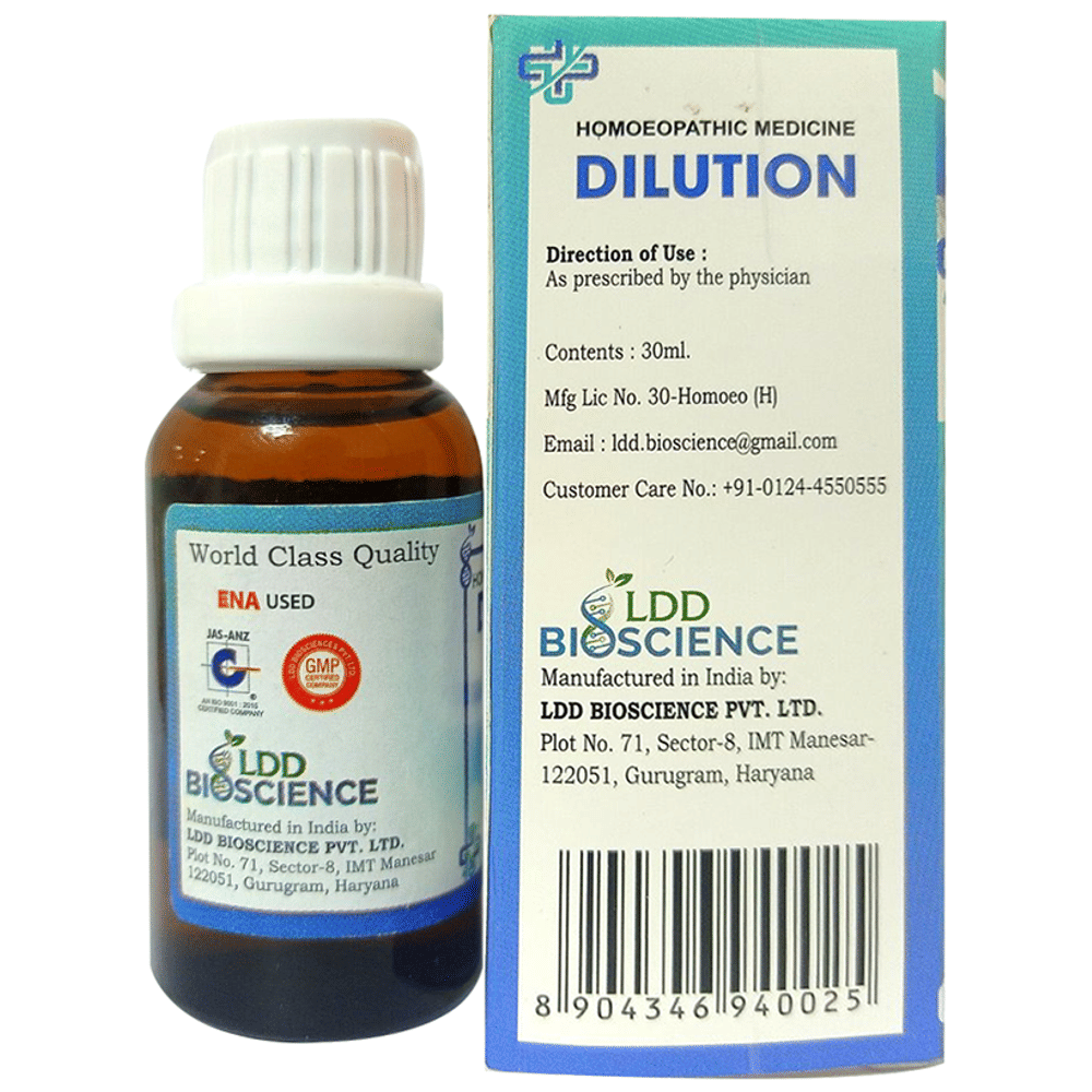 LDD Bioscience Oenanthe Crocata Dilution 30 CH bottle of 30 ml Dilution LDD Bioscience Oenanthe Crocata Dilution 30 CH bottle of 30 ml Dilution