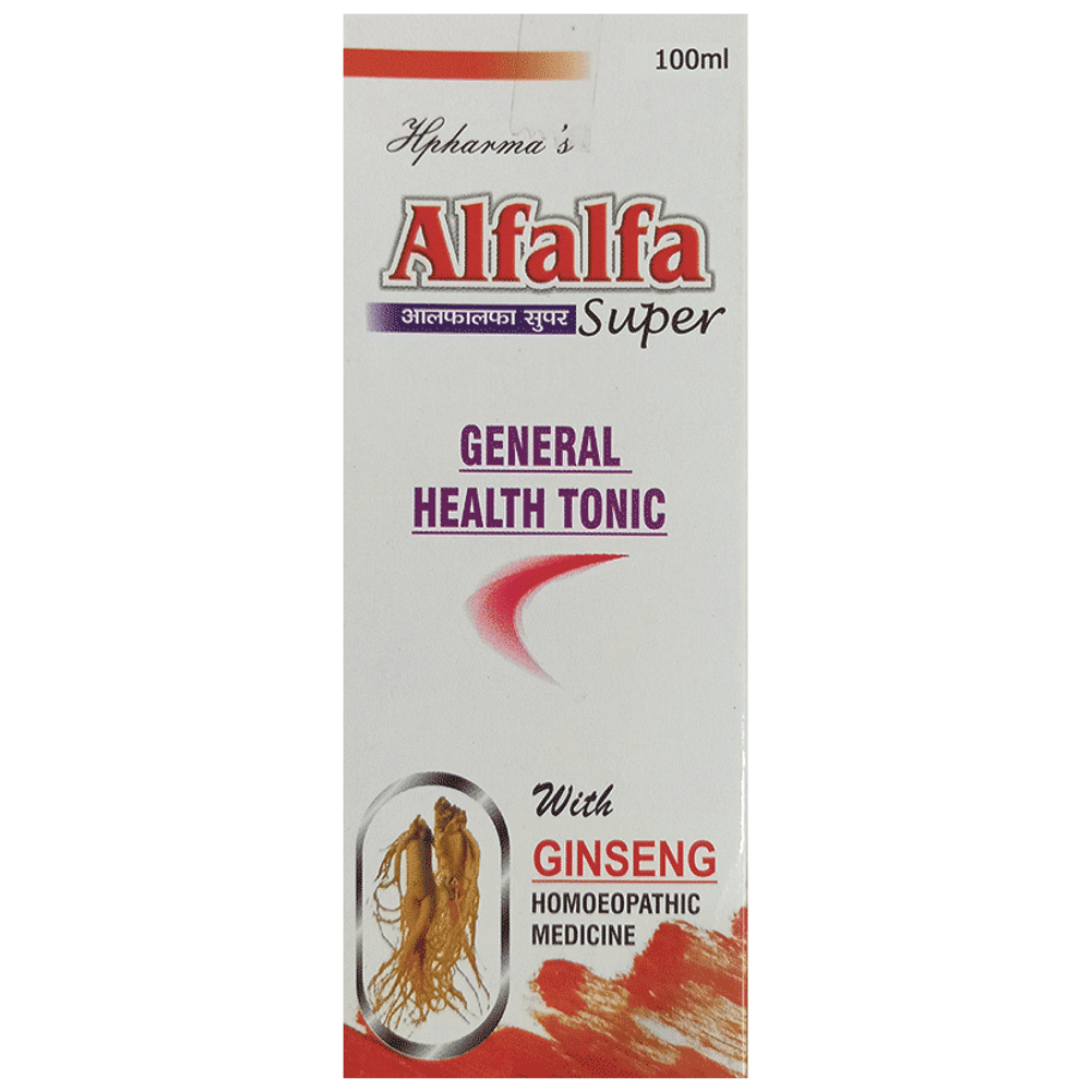 HHP Alfalfa Super General Health Tonic bottle of 100 ml Tonic