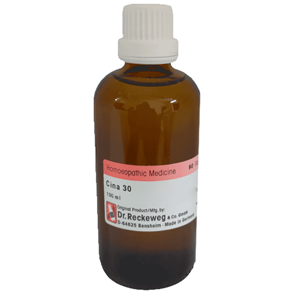 Dr Reckeweg &Co.gmbH Cina Dilution 30 CH bottle of 100 ml Dilution