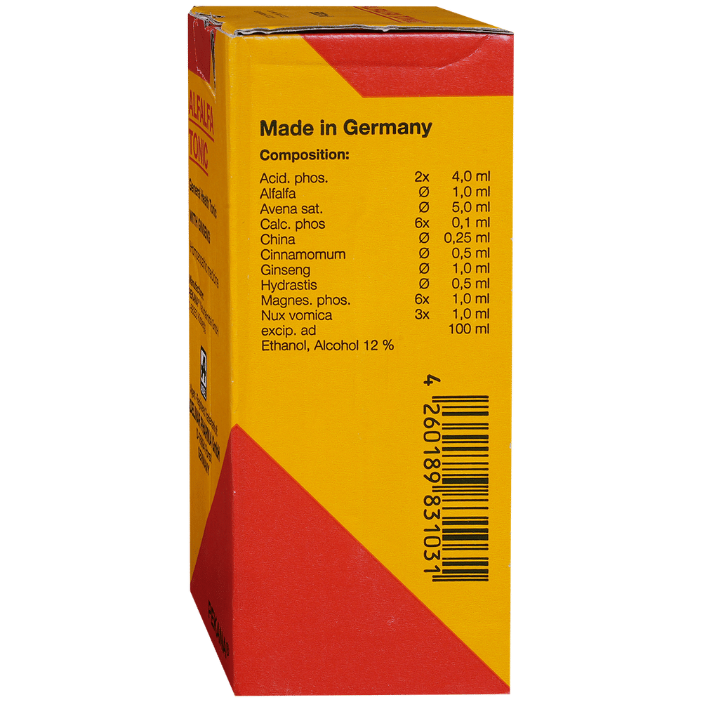 ADEL Alfalfa Tonic with Ginseng bottle of 500 ml Tonic