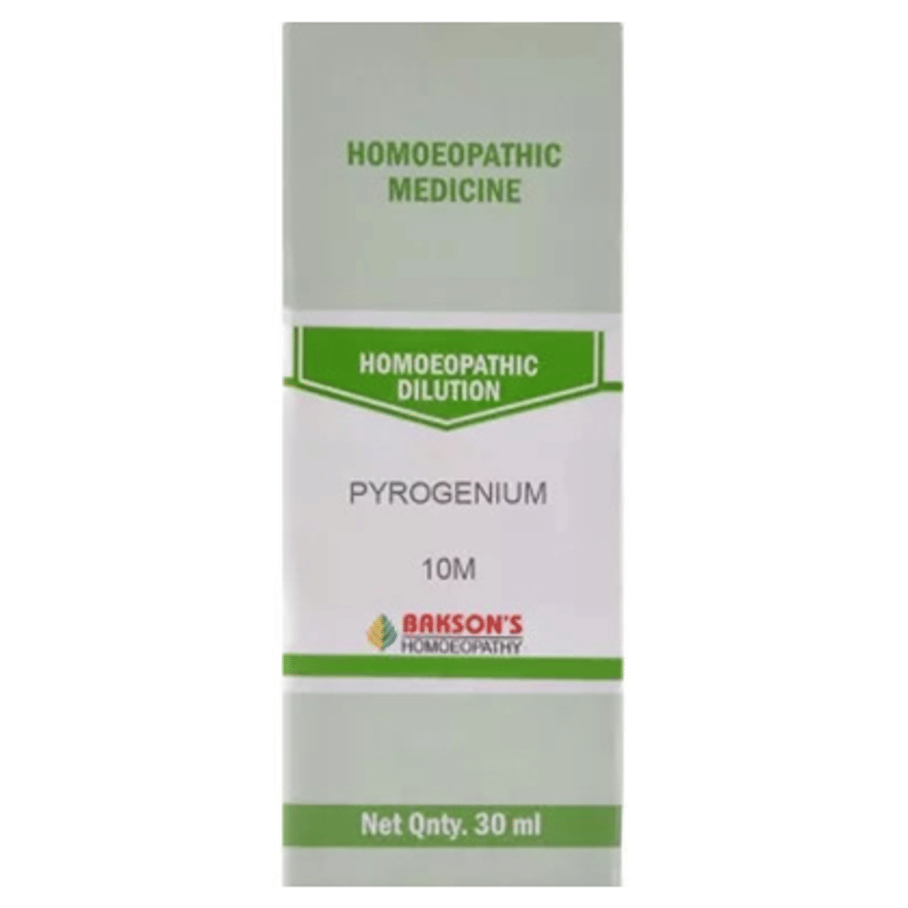 Bakson's Homeopathy Pyrogenium Dilution 10M bottle of 30 ml Dilution