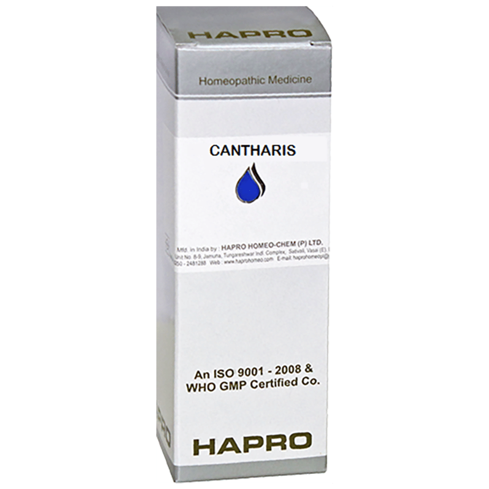 Hapro Cantharis Dilution 1M bottle of 100 ml Dilution