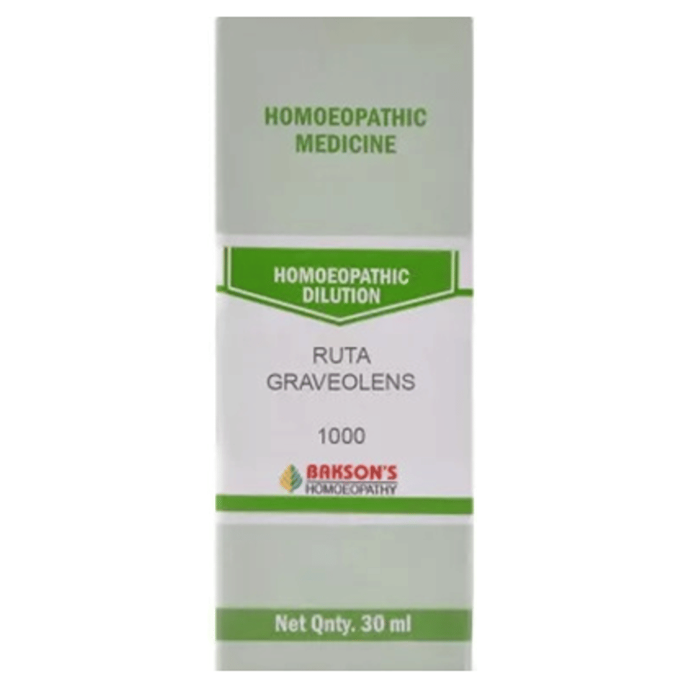 Bakson's Homeopathy Ruta Graveolens Dilution 1000 CH bottle of 30 ml Dilution