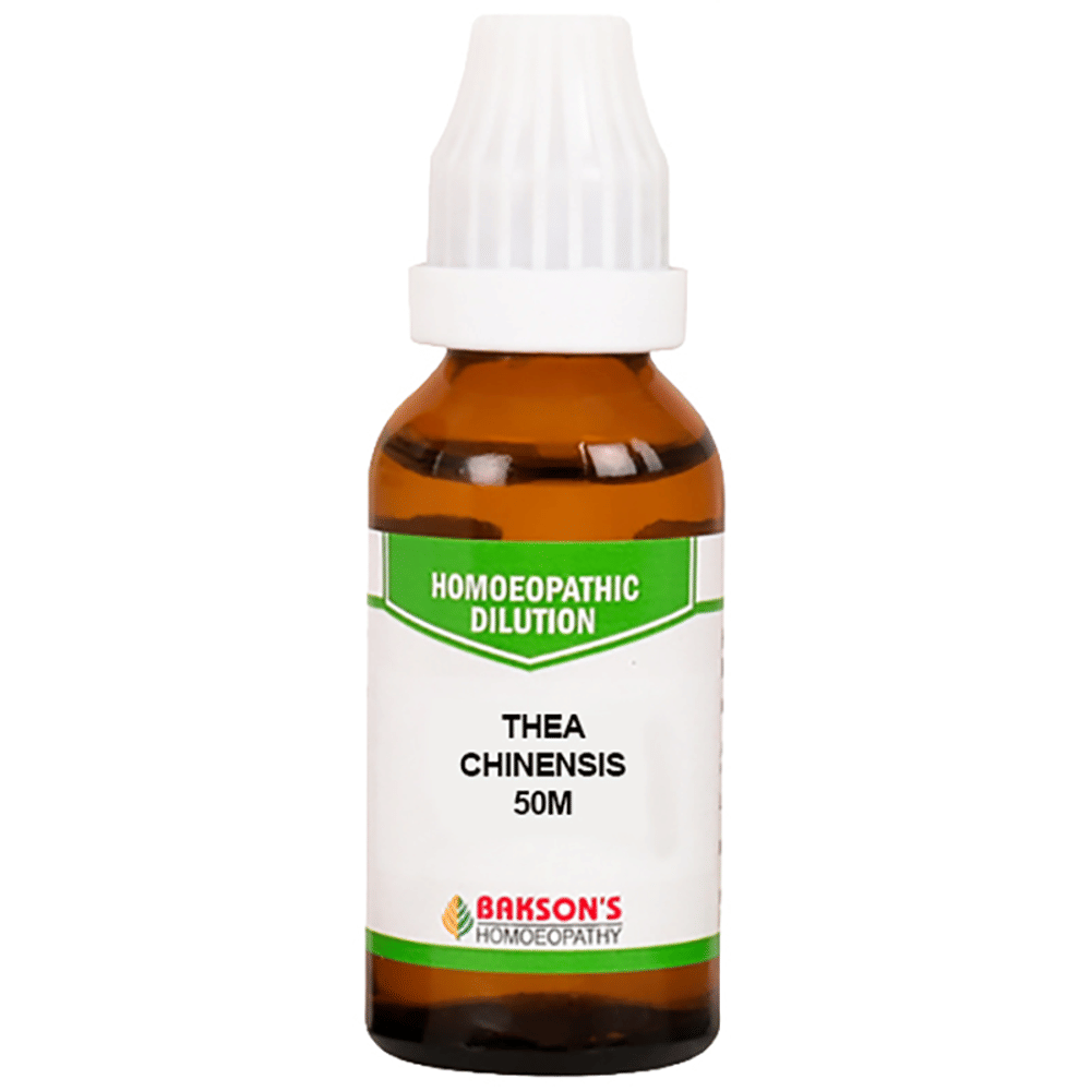 Bakson's Homeopathy Thea Chinensis Dilution 50M bottle of 30 ml Dilution