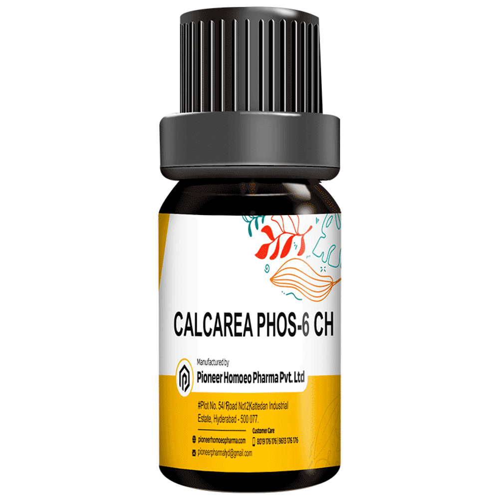 Pioneer Pharma Calcarea Phos Globules Pellets Multidose Pills 6 CH bottle of 150 tablets