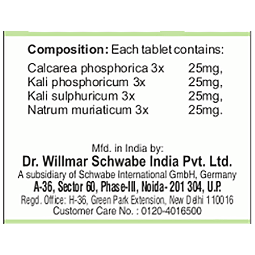 Dr Willmar Schwabe India Bio-Combination 13 (BC 13) Tablet bottle of 20 gm Biocombination Tablet