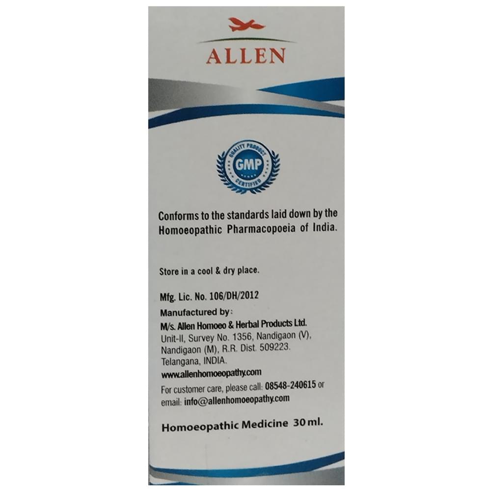 Allen Arsenicum Album Dilution 30 bottle of 30 ml Dilution