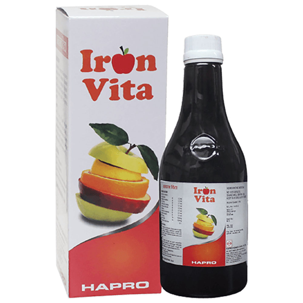 Hapro Iron Vita Syrup bottle of 120 ml Syrup Hapro Iron Vita Syrup bottle of 120 ml Syrup