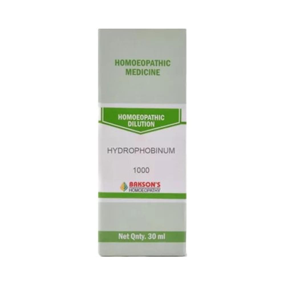 Bakson's Homeopathy Hydrophobinum Dilution 1000 CH bottle of 30 ml Dilution Bakson's Homeopathy Hydrophobinum Dilution 1000 CH bottle of 30 ml Dilution