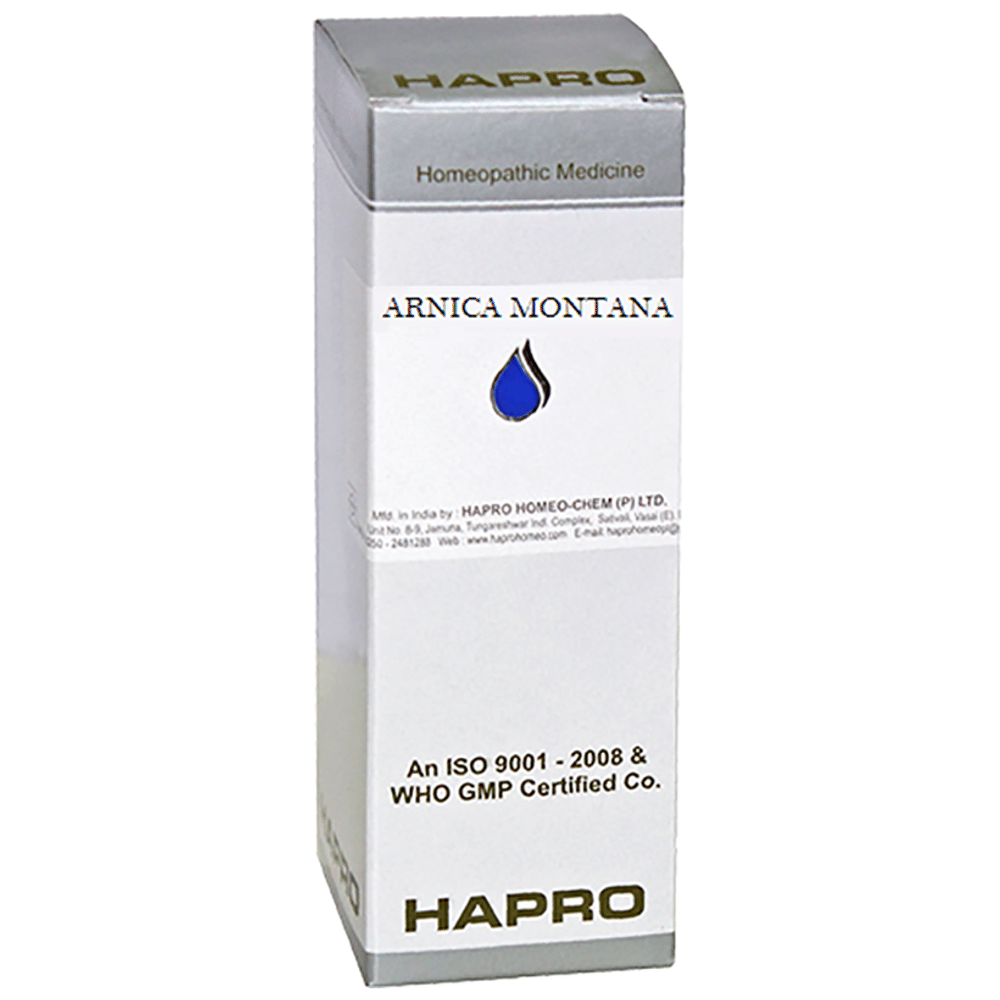 Hapro Arnica Montana Dilution 50M bottle of 100 ml Dilution