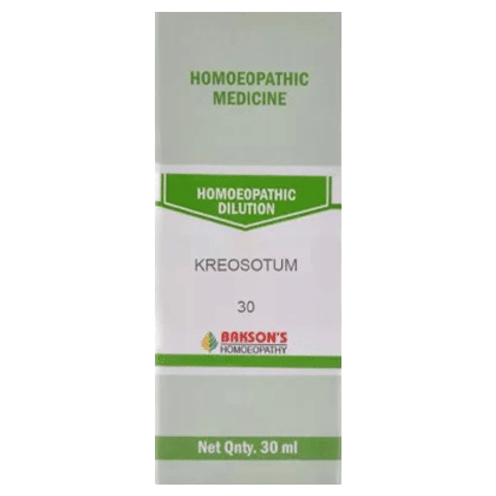 Bakson's Homeopathy Kreosotum Dilution 30 bottle of 30 ml Dilution