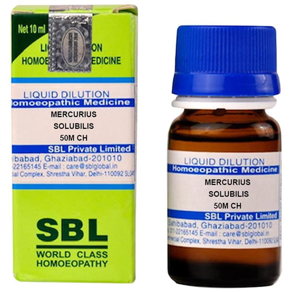 SBL Mercurius Solubilis Dilution 50M CH bottle of 10 ml Dilution SBL Mercurius Solubilis Dilution 50M CH bottle of 10 ml Dilution