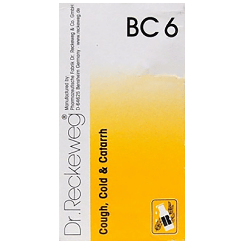 Dr. Reckeweg Bio-Combination 6 (BC 6) Tablet bottle of 20 gm Biocombination Tablet