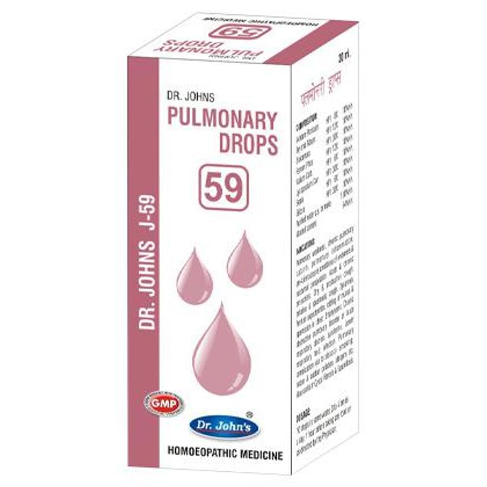 Dr. Johns J-59 Pulmonary Drop bottle of 30 ml Drop