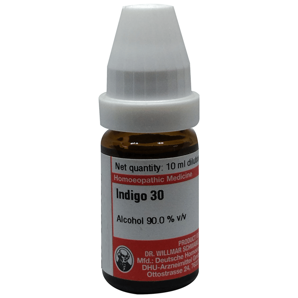Dr Willmar Schwabe Germany Indigo Dilution 30 bottle of 1 Dilution