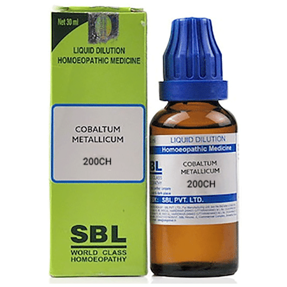 SBL Cobaltum Metallicum Dilution 200 CH bottle of 30 ml Dilution