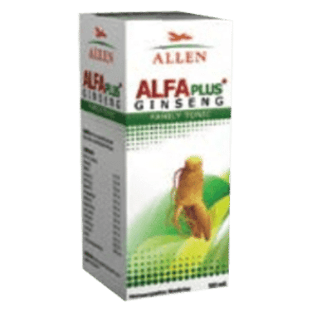 Allen Alfa Plus Ginseng Family Tonic bottle of 100 ml Tonic