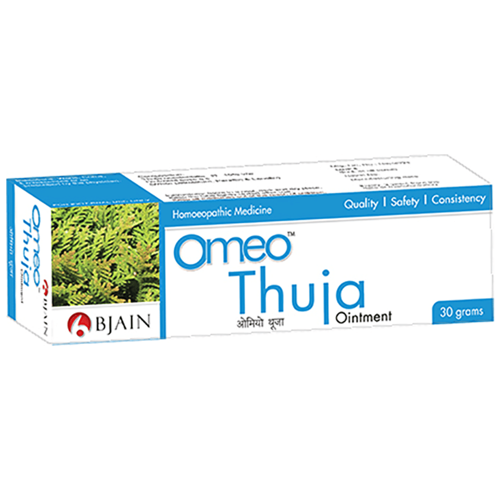 Bjain Omeo Thuja Ointment tube of 30 gm Ointment