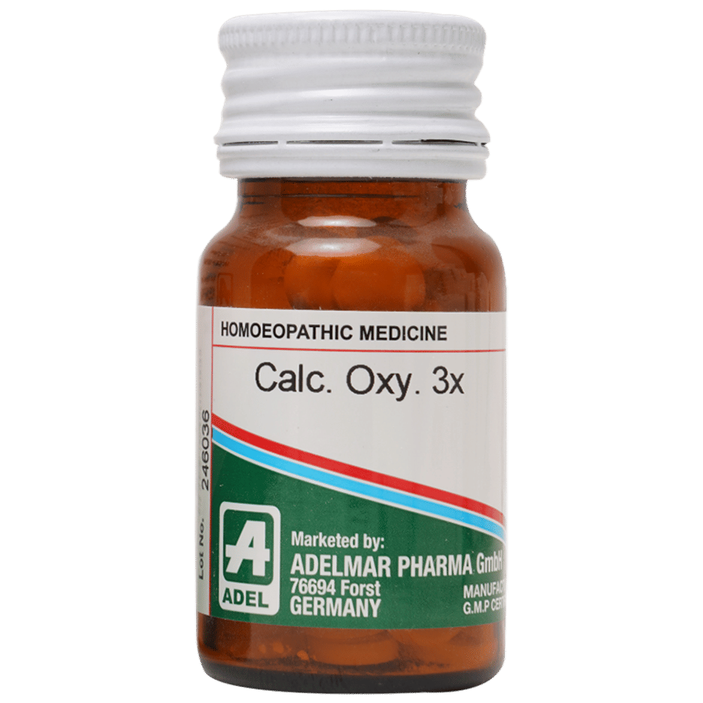 ADEL Calcarea Oxydatum Trituration Tablet 3X bottle of 20 gm Trituration Tablet