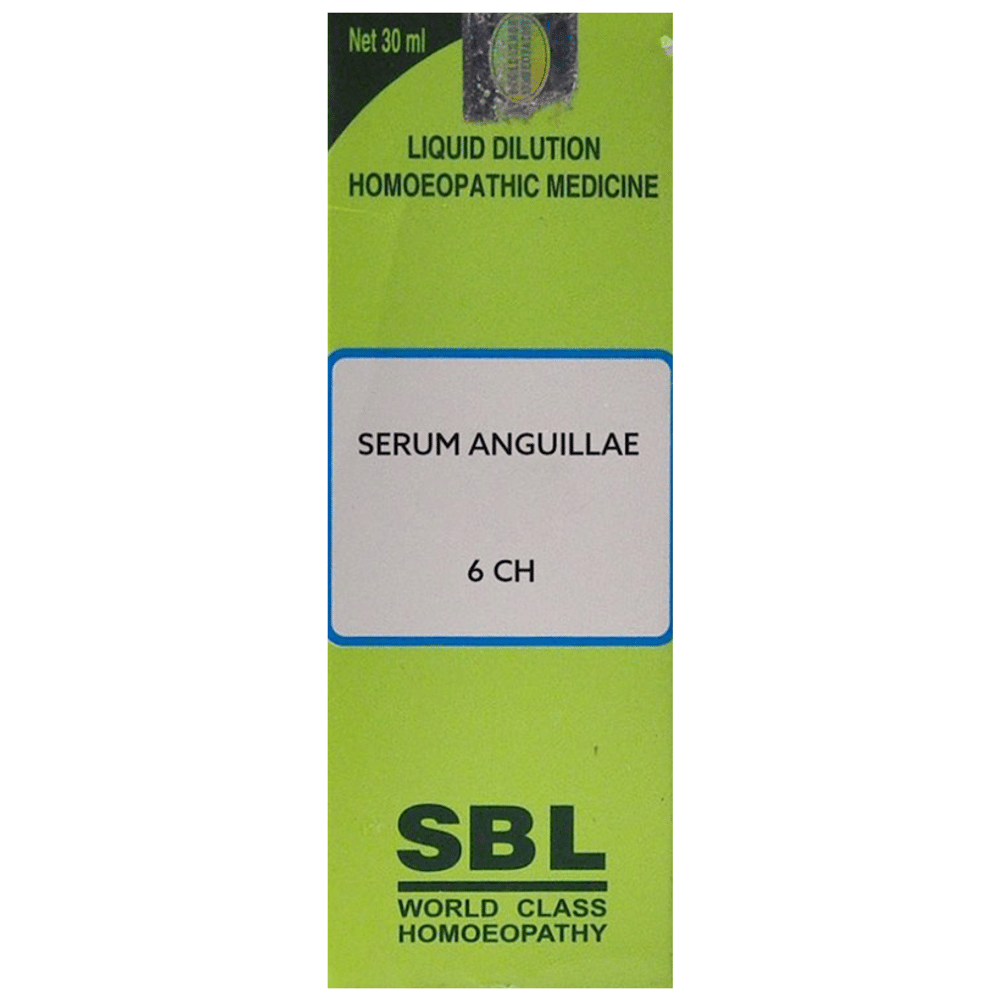 SBL Serum Anguillae Dilution 6 CH bottle of 30 ml Dilution