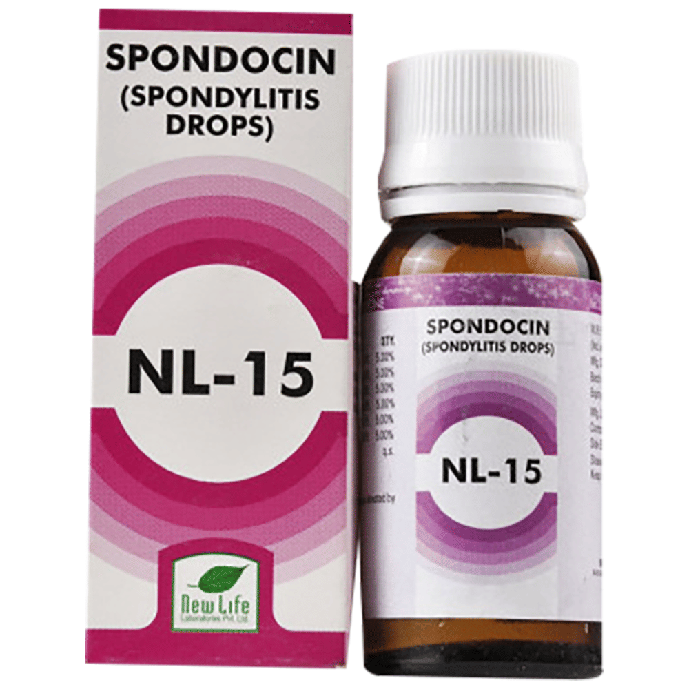 New Life NL 15 Spondocin (Spondilytis Drop) bottle of 30 ml Drop