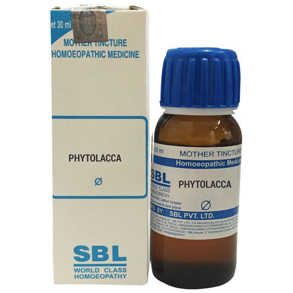 SBL Phytolacca Mother Tincture Q bottle of 30 ml Mother Tincture