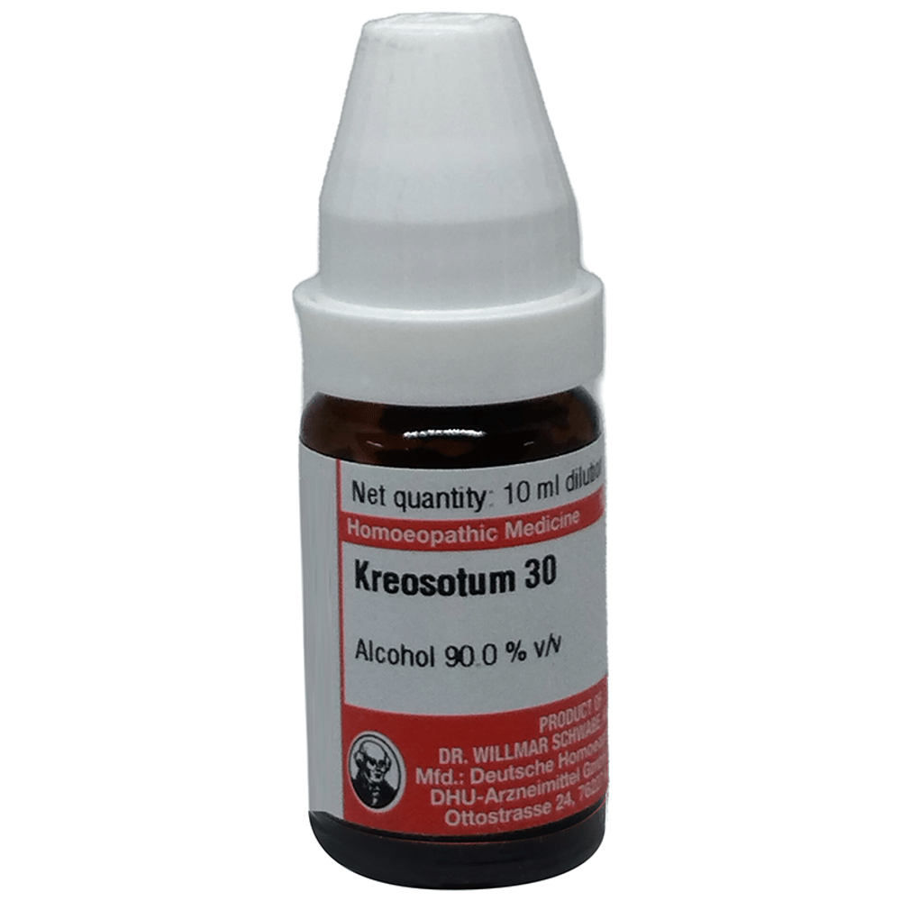 Dr Willmar Schwabe Germany Kreosotum Dilution 30 bottle of 10 ml Dilution
