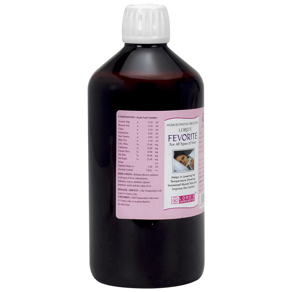 Lord's Fevorite Syrup bottle of 450 ml Syrup