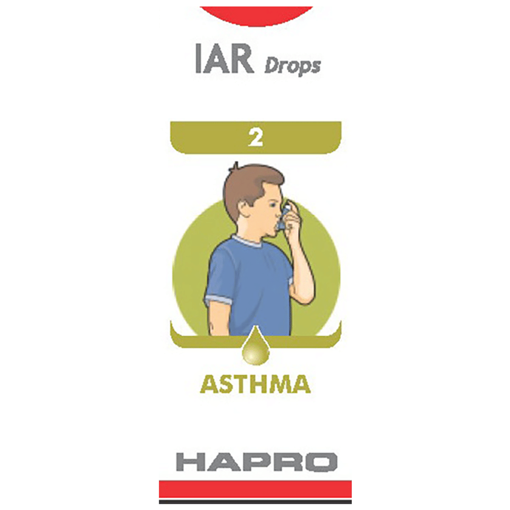 Hapro IAR Drop No. 02 (For Asthma) bottle of 30 ml Drop
