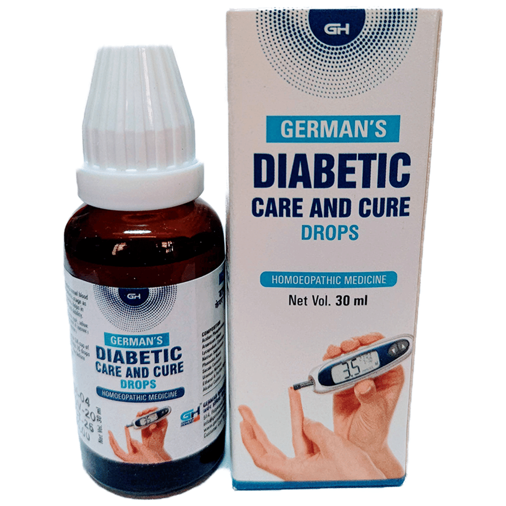 German's Diabetic Care and Cure Drop bottle of 30 ml Drop