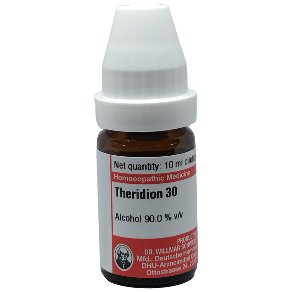 Dr Willmar Schwabe Germany Theridion Dilution 30 bottle of 10 ml Dilution