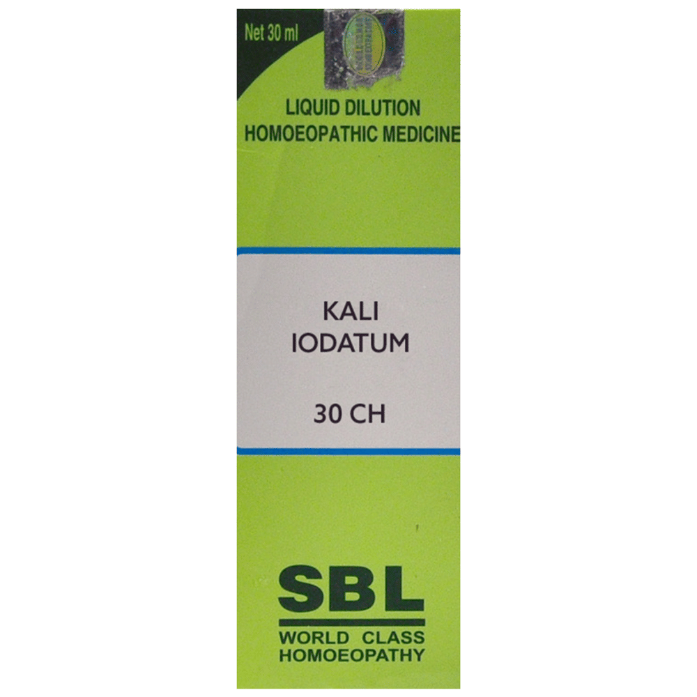 SBL Kali Iodatum Dilution 30 CH bottle of 30 ml Dilution