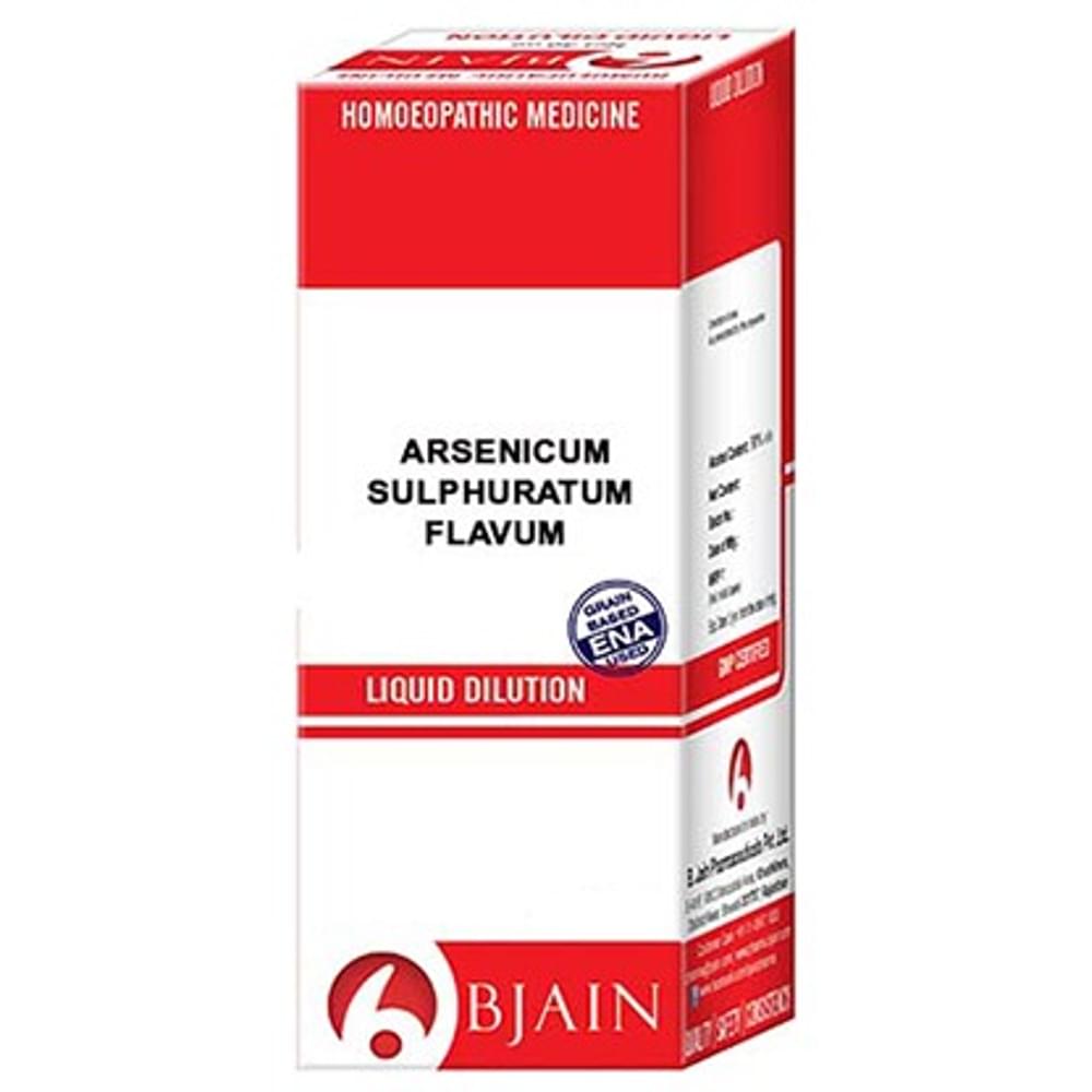 Bjain Arsenicum Sulphuratum Flavum Dilution 1000 CH bottle of 12 ml Dilution