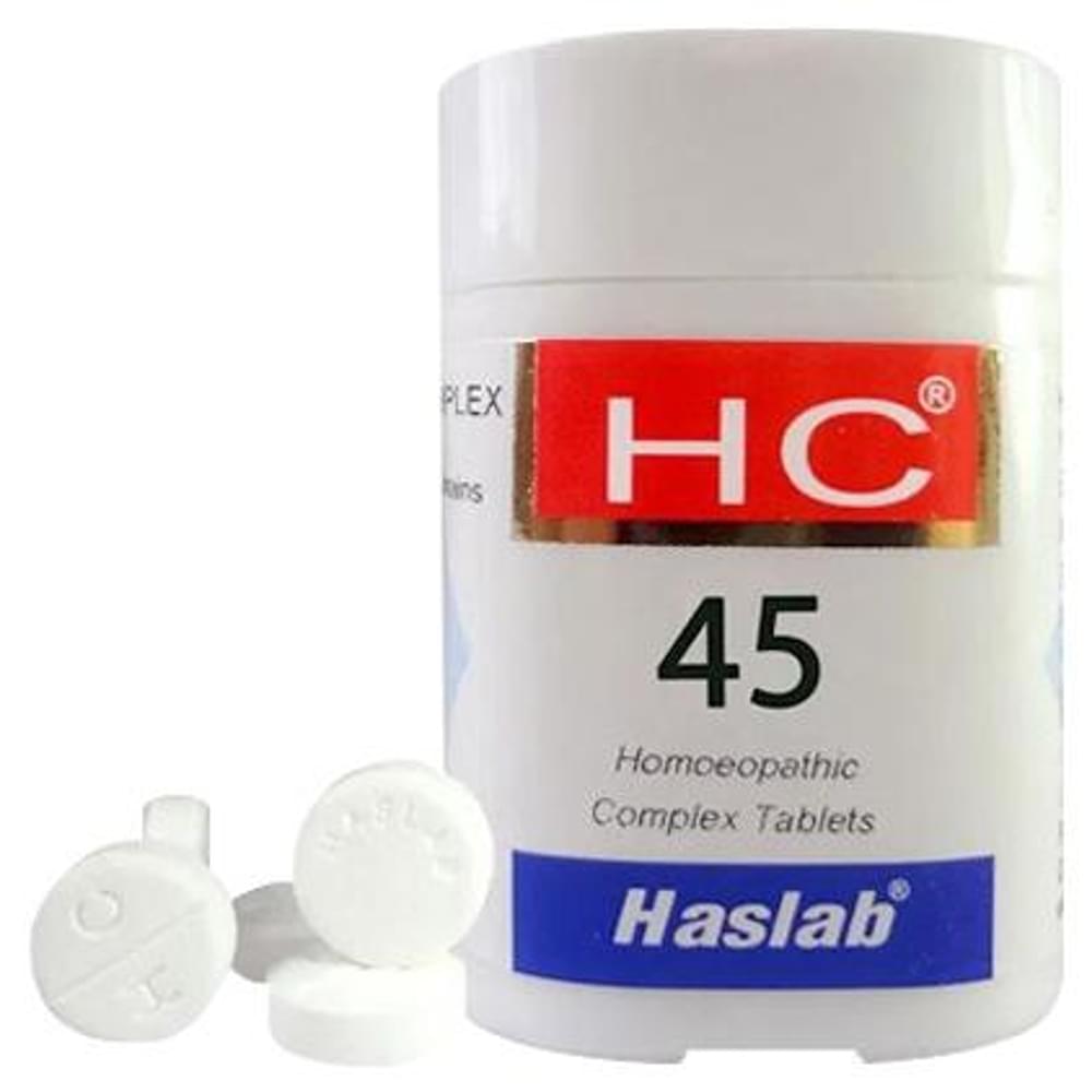 Haslab HC 45 Inflico Complex Tablet bottle of 20 gm Tablet Haslab HC 45 Inflico Complex Tablet bottle of 20 gm Tablet