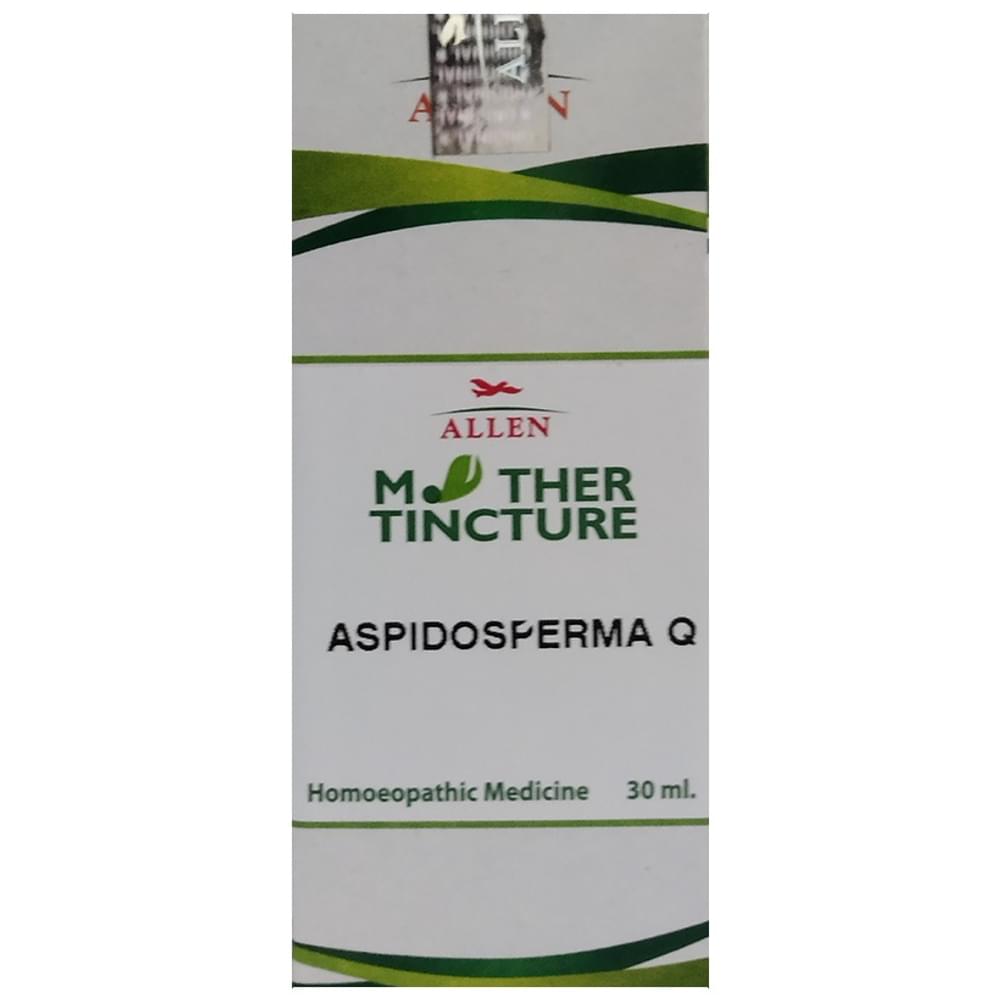 Allen Aspidosperma Mother Tincture Q bottle of 30 ml Mother Tincture