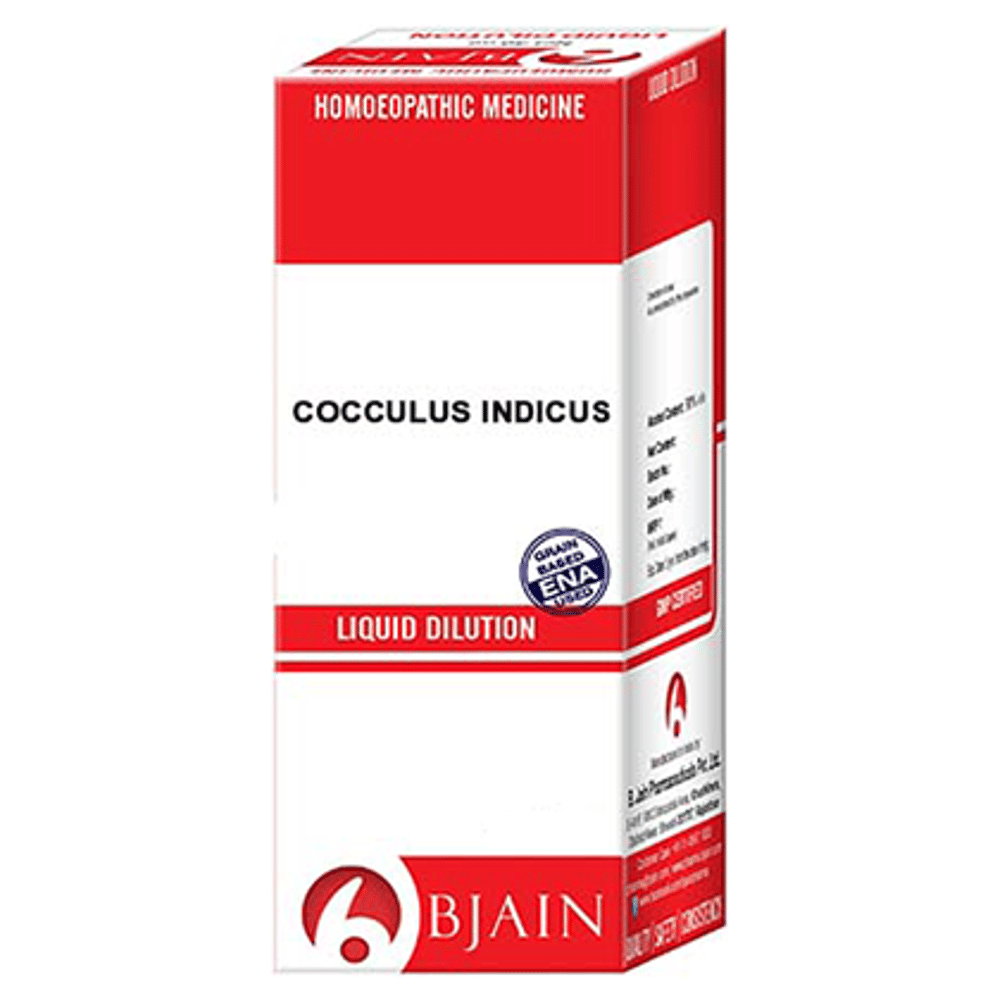 Bjain Cocculus Indicus Dilution 12 CH bottle of 10 ml Dilution